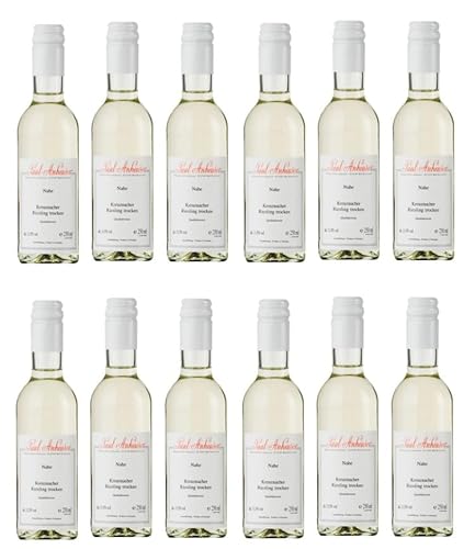 12x 0,25l - 2021er - Paul Anheuser - Kreuznacher Riesling - Kleinflasche - Qualitätswein Nahe - Deutschland - Weißwein trocken von Paul Anheuser