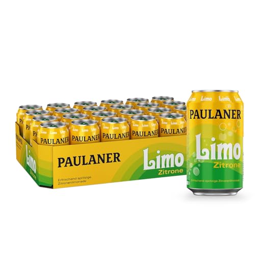 Paulaner Limo Zitrone Erfrischungsgetränk Zitronengeschmack EINWEG (24x0,33l) von Paulaner Brauerei