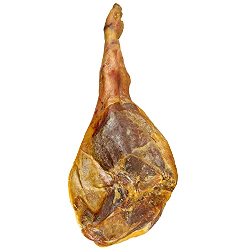 Serrano Schinken 5 kg am Stück ganze Keule Spanischer Jamon Schinken luftgetrocknet 10 Monate gereift Hinterkeule Fleisch Schinkenkeule Jamon von Paulino Martin