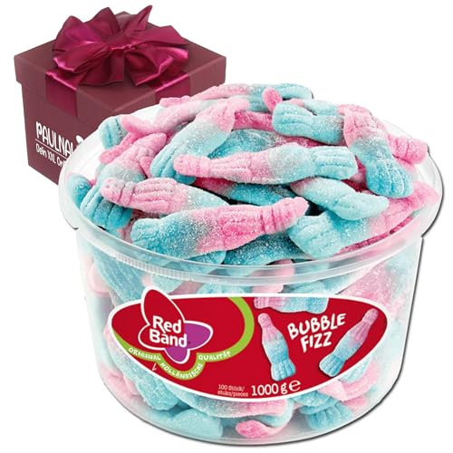 Red Band Bubble Fizz 1 kg Dose inkl. Überraschungsgeschenk von Paulnala.de von Paulnala Dein XXL Onlineshop