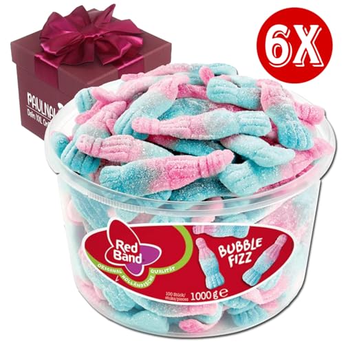 Red Band Bubble Fizz 6 x 1 kg Dose inkl. Überraschungsgeschenk von Paulnala.de von Paulnala Dein XXL Onlineshop