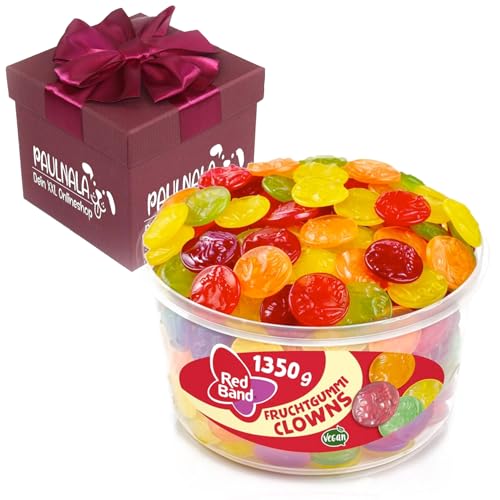 Red Band Fruchtgummi Clowns 1,35 kg Dose inkl. Überraschungsgeschenk von Paulnala.de (1) von Paulnala Dein XXL Onlineshop