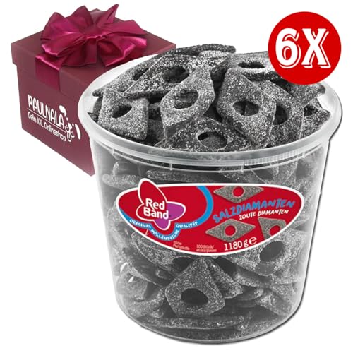 Red Band Salzdiamanten 6x 1,2 kg Dose inkl. Überraschungsgeschenk von Paulnala.de von Paulnala Dein XXL Onlineshop