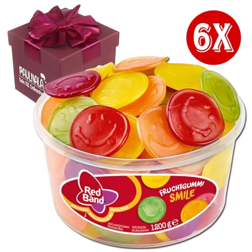 Red Band Smile 6 x 1,2 kg Dose inkl. Überraschungsgeschenk von Paulnala.de von Paulnala Dein XXL Onlineshop