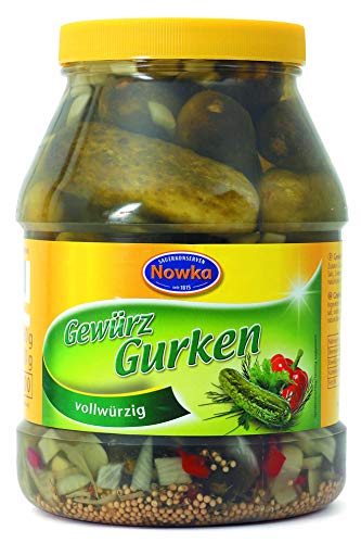 Paulsen Nowka Gewürzgurken vollwürzig eingelegt im Glas 1000g von Paulsen e.K.