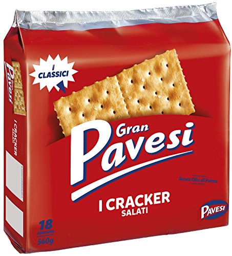 Gran Pavesi Salati Cracker - 4 Stück à 560 g [2240 g] von Pavesi