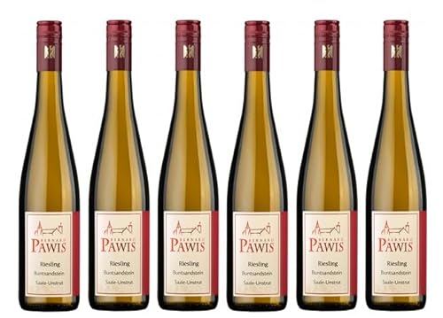 6x 0,75l - 2023er - Pawis - Buntsandstein - Riesling - VDP.Gutswein - Qualitätswein Saale-Unstrut - Deutschland - Weißwein trocken von Pawis