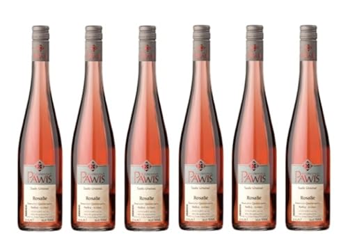 6x 0,75l - 2023er - Pawis - Rosalie - Rosé - VDP.Gutswein - Qualitätswein Saale-Unstrut - Deutschland - Rosé-Wein trocken von Pawis