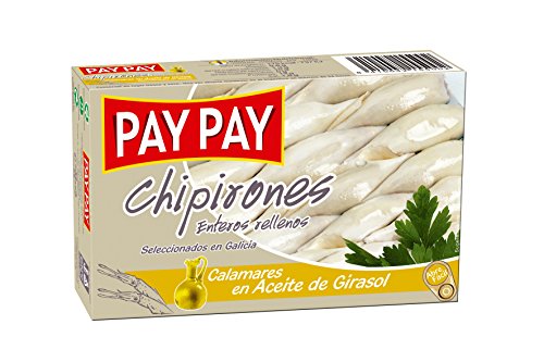 Pay-Pay - Ganzer Tintenfisch, gefüllt in Sonnenblumenölpay-Pay-Pay 115 g von Pay Pay