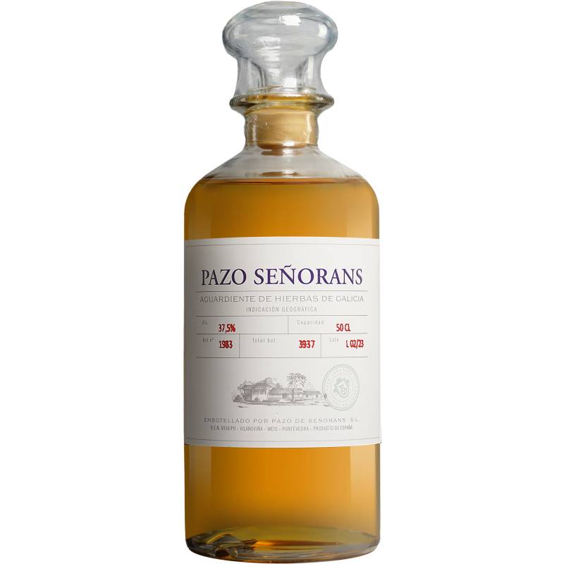 Pazo de Señorans  Orujo Hierbas  0.5L 37.5% Vol. aus Spanien von Pazo de Señoráns