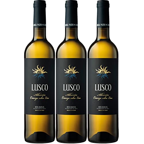 Pazos de Lusco Albariño Weißwein Wein Galicien Spanien I Visando Paket (3 Flaschen) von Pazos de Lusco