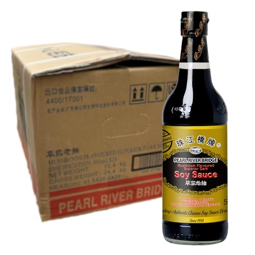 PEARL RIVER BRIDGE - Dunkle Pilz Sojasauce - Multipack (24 X 500 ML) von Pearl River Bridge