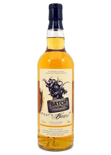 Peat's Beast Cask Strength mit Geschenkverpackung Whisky (1 x 0.7 l) von Peat's Beast