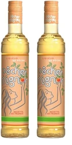 Pecher Mignon Pfirsichlikör (1 x 0.5 l) (Packung mit 2) von Pecher Mignon