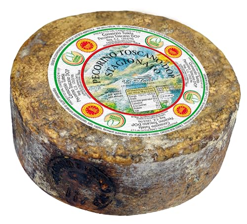 Pecorino Toscano g.U. Gereifter Schafskäse Ganze Form, Gewicht von Kg. 1,6 von Pecorino Toscano DOP