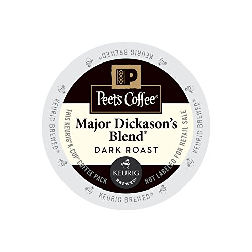 Peet's Coffee & Tea Coffee Major Dickason's Blend K-Cup Portion Pack for Keurig K-Cup Brewers, 88 Count von Peet's Coffee