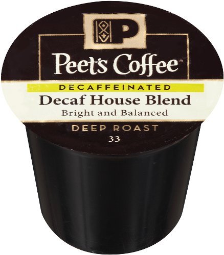 Peet 's Kaffee Decaf House Blend einzelne Tasse Kapsel (96 Zählen), 0.46oz (13.2g) je von Peet's Coffee