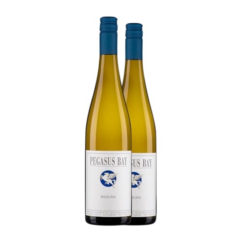 Pegasus Bay Riesling Waipara 75 cl Weißwein (Karton mit 2 Flaschen von 75 cl) von Pegasus Bay