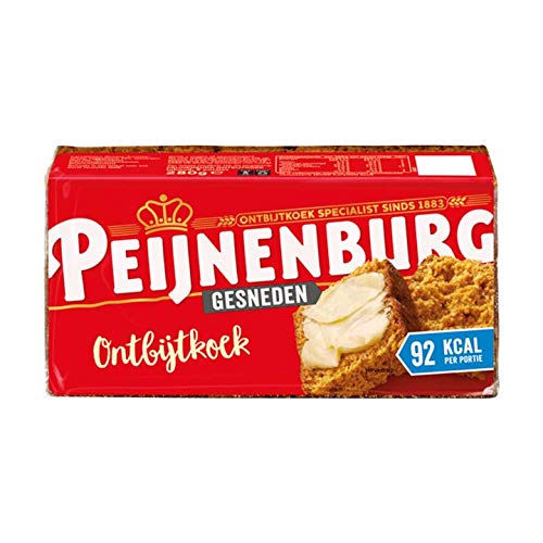 Holländischer Gewürzkuchen | Peijnenburg | Lebkuchen natürlich geschnitten | Gesamtgewicht 280 Gramm von Peijnenburg