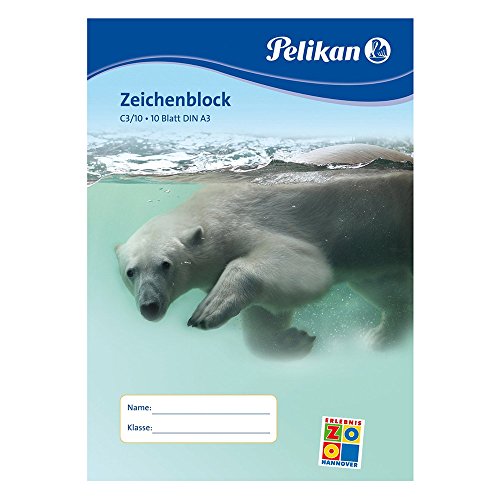 Pelikan Zeichenblock C3/10, A3, 10 Blatt von Pelikan