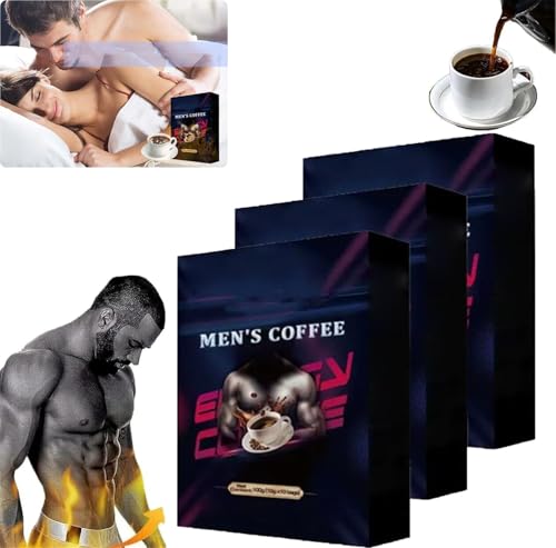 Drvorer Men's Coffee-Drvorer New Men's Energy Coffee,Strengthen Men Vitality,Strong Men (3, Box) von Pelinuar