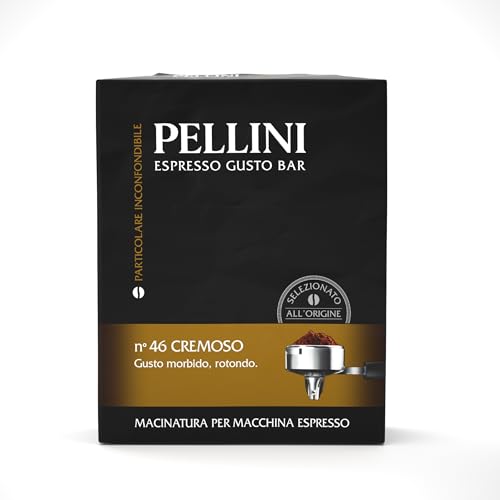 Pellini Espresso Gusto Bar Nr. 46 Cremoso - 2x250 g Packungen von Pellini