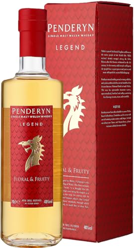 Penderyn Legend Single Malt Whisky aus Wales - Ausgezeichneter Whisky in der Geschenkpackung mit 40% vol. (1 x 0,7l) von Penderyn