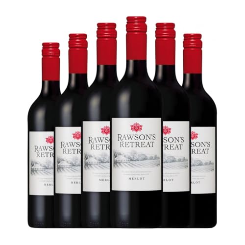 Penfolds Rawson's Retreat Merlot Southern Australia 75 cl Rotwein (Karton mit 6 Flaschen von 75 cl) von Penfolds Wines