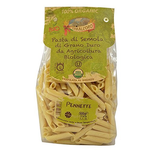 HAUSGEMACHTE PENNETTE BIOLOGISCHER ANBAU Pasta aus Hartweizengrieß auf Bronze gezogen, langsam getrocknet. 1 Packung 500 g von Pennette Biologiche Casarecce