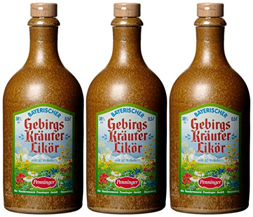 3 x Penninger Gebirgskräuterlikör von Penninger