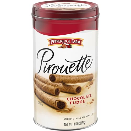 Pirouette - Chocolate Fudge Creme Filled Rolled Wafers (382g) von Pepperidge Farm