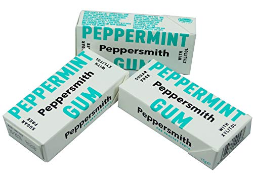 Peppersmith | Peppermint Chewing Gum | 3 x 15g von Peppersmith