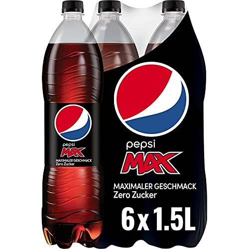 Pepsi Max, Zero Zucker, EINWEG (6 x 1,5 l) von Pepsi