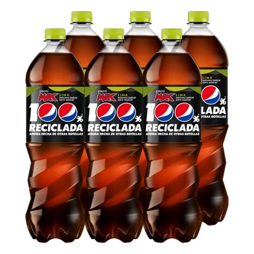 Pepsi Max Lima Cola-Kühler mit Zero Zucker, 1,75 l, 6 Flaschen von Pepsi