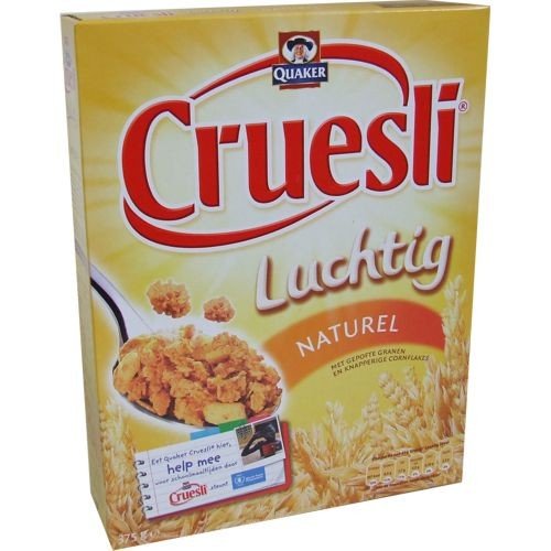 Quaker Cruesli Müsli Natur 375g (Luchtig Naturel) von PepsiCo