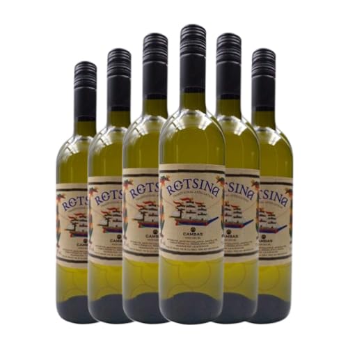 Cambas Retsina Jung 75 cl (Schachtel mit 6 Flaschen von 75 cl) von Pequeños Productores