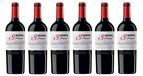 6x 0,75l - 2020er - Perelada - 3 Finques - Tinto Crianza - Empordà D.O.P. - Spanien - Rotwein trocken von Perelada