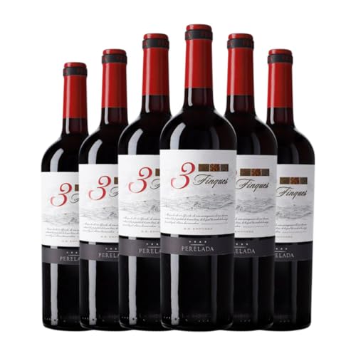 Perelada 3 Finques Empordà 75 cl Rotwein (Karton mit 6 Flaschen von 75 cl) von Perelada