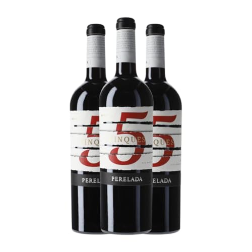 Perelada 5 Fincas Empordà Reserve 75 cl Rotwein (Karton mit 3 Flaschen von 75 cl) von Perelada