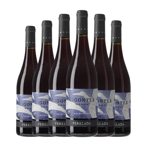 Perelada Cigonyes Negre Empordà 75 cl Rotwein (Karton mit 6 Flaschen von 75 cl) von Perelada