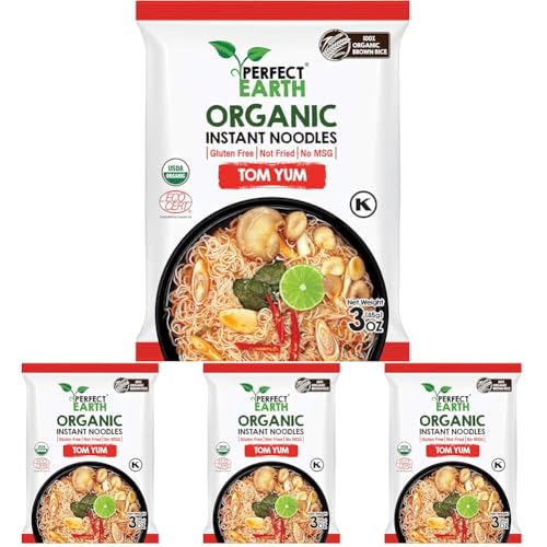 PERFECT EARTH Bio Instantnudeln Tom Yum - 1 x 85 g (Packung mit 4) von Perfect Earth