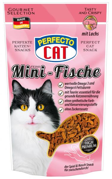 Perfecto Cat Feine Mini-Fische mit Lachs von Perfecto