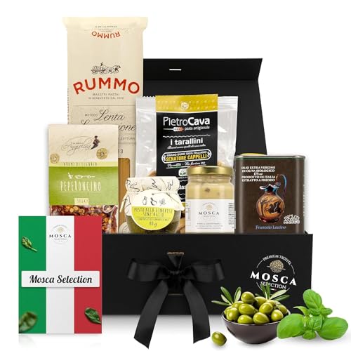 Geschenkset Mosca Selection: Hochwertige Feinkost mit Pasta, Pesto, Trüffelbutter, Gewürzen & Olivenöl - Die perfekte Geschenkidee für Gourmets… (Mosca Selection) von Perfekto24