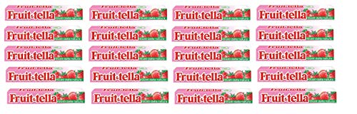 Perfetti Fruittella Caramelle Morbide alla Fragola weiche Erdbeer Süßigkeiten stick 20pz von Perfetti Van Melle