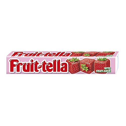 Perfetti Fruittella Caramelle Morbide alla Fragola weiche Erdbeer Süßigkeiten stick 20pz von Perfetti Van Melle