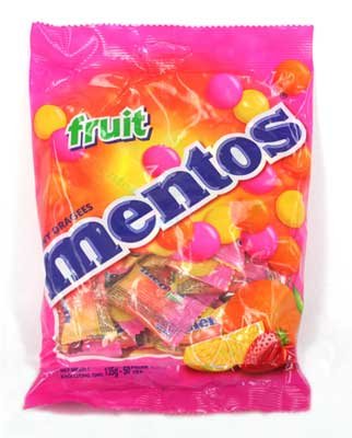 Mentos Obstbeutel, 135 g, 12 Stück von Perfetti Van Miele