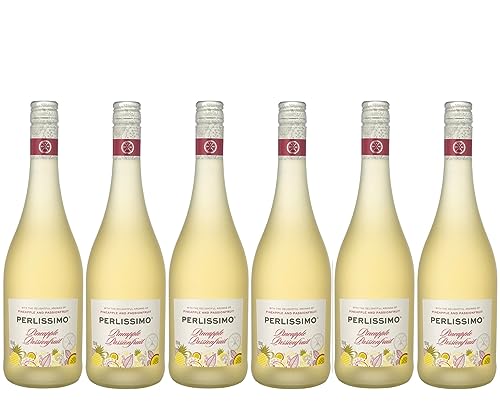 Perlissimo - Ananas-Passionsfrucht Aromatisierter Cocktail auf Weinbasis, trinkfertig (6 x 0,75 L) von Perlissimo