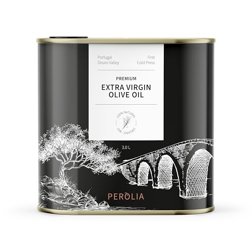 Perolia Premium Olivenöl aus Portugal Extra Vergine Kaltgepresst Eigener Anbau und Erzeugung (3000 ml) von Perolia