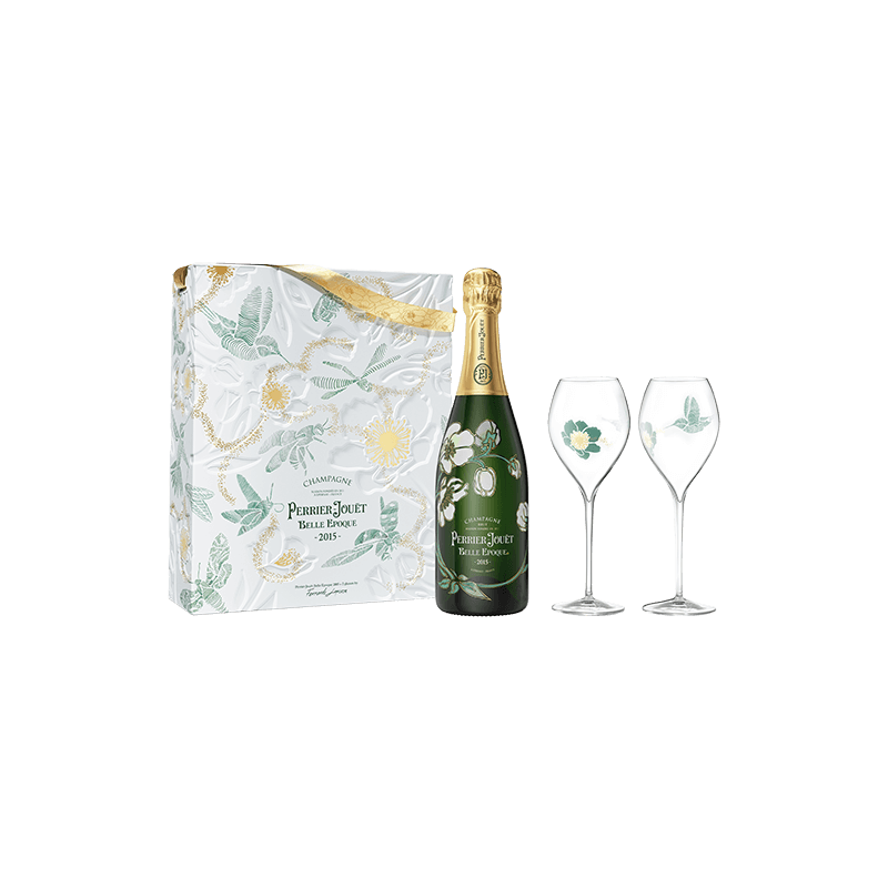 Perrier-Jouët : Belle Epoque Millésimé Édition Limitée Fernando Laposse 2 Flûtes 2015 von Perrier-Jouët