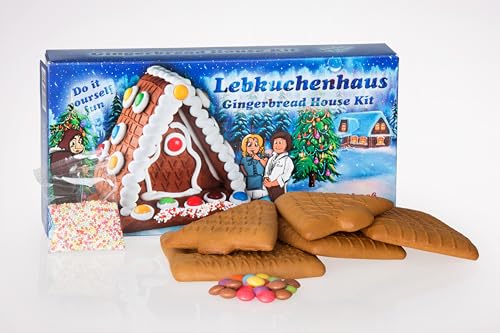 Pertzborn Hexenhaus zum Selberbauen, Lebkuchenhaus DIY Gingerbread House Kit, 200g von Pertzborn